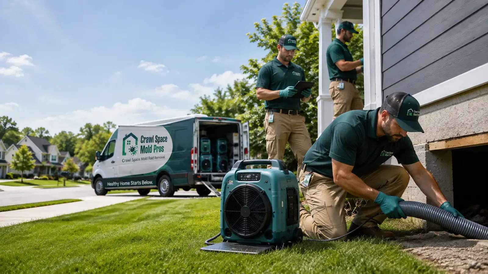 Crawl Space Mold Removal in Glen Ellyn, IL